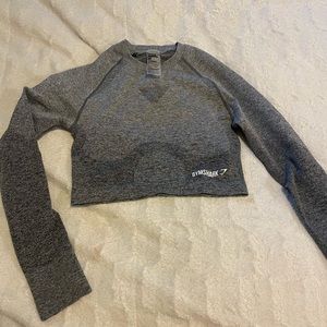 Gymshark long cropped workout top
